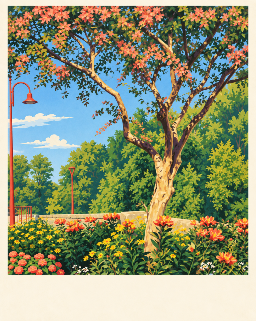 Illustration de Vidauban — création Julie Tonnellier