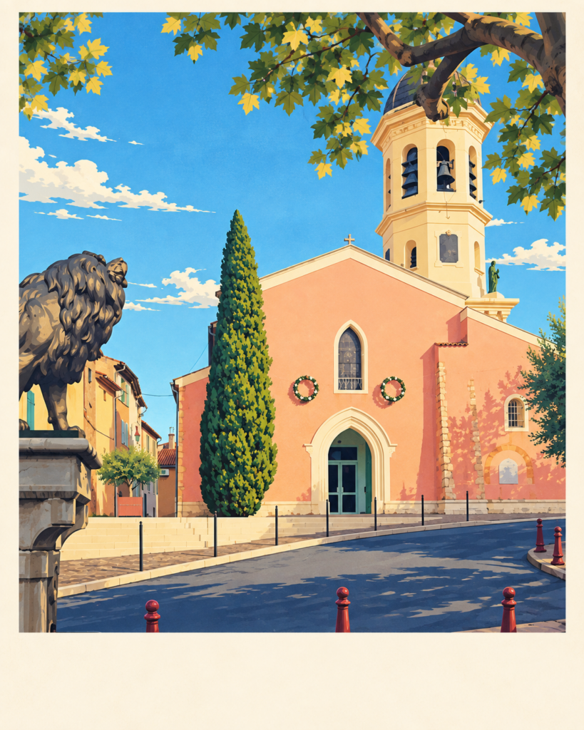Illustration de Vidauban — création Julie Tonnellier