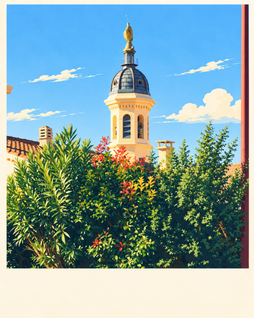 Illustration de Vidauban — création Julie Tonnellier
