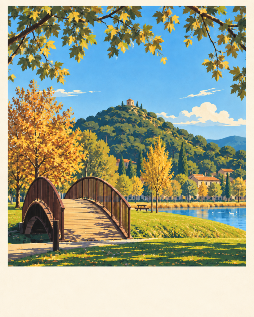 Illustration de Vidauban — création Julie Tonnellier