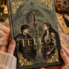 Tellus Tome 1 — Relié — ambiance lecture Les Chroniques de Tellus — Tome 1 : L’Éveil des Guerriers, édition reliée — visuel d’ambiance lecture