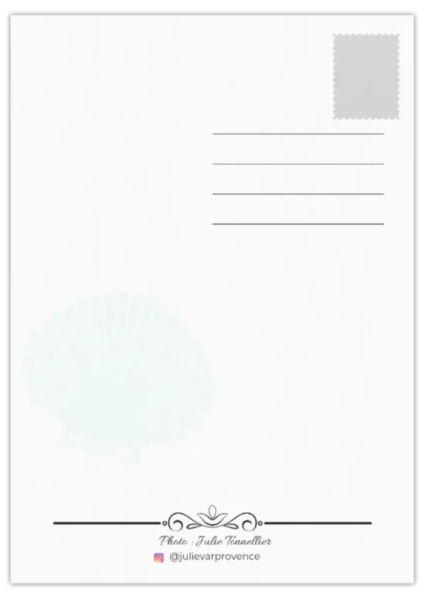 Collection Vidauban 2025 — Verso Verso commun des cartes postales Collection Vidauban 2025